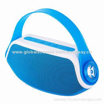 2014 High-quality Portable Stereo Speaker, LED Light, Hands-free